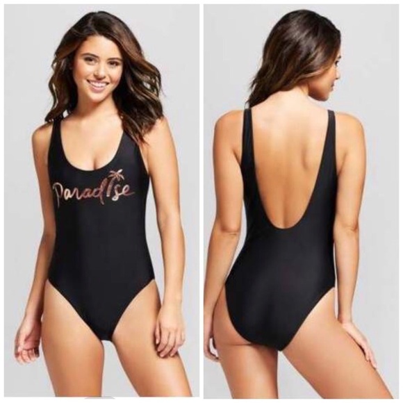 Vanilla Beach Paradise One Piece Swim suit M NEW - Picture 1 of 7